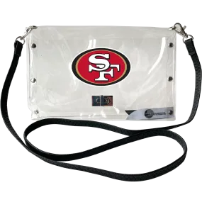 49ers Clear Envelope Purse