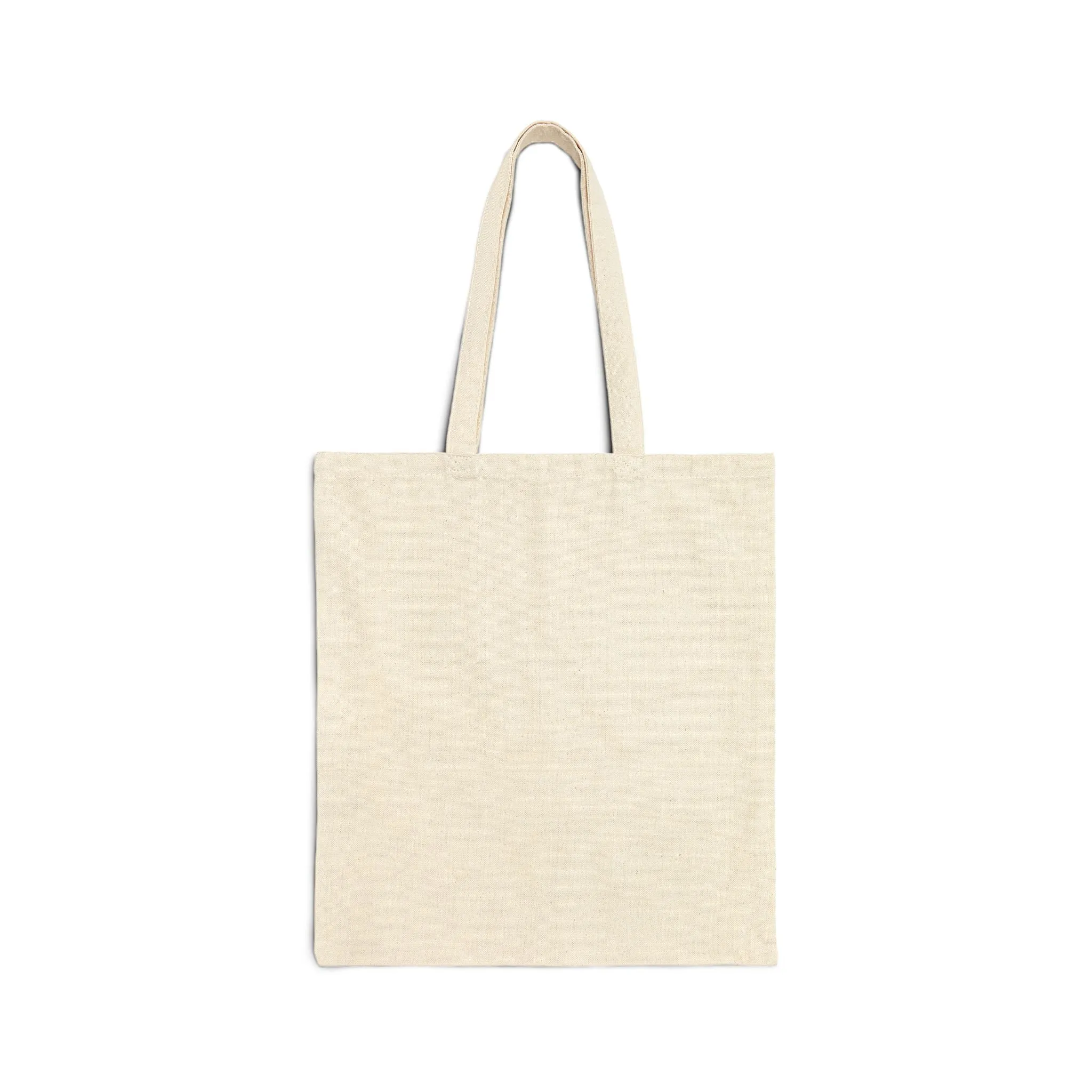 A minimal themed nature landscape with watercolor effects Cotton Canvas Tote Bag