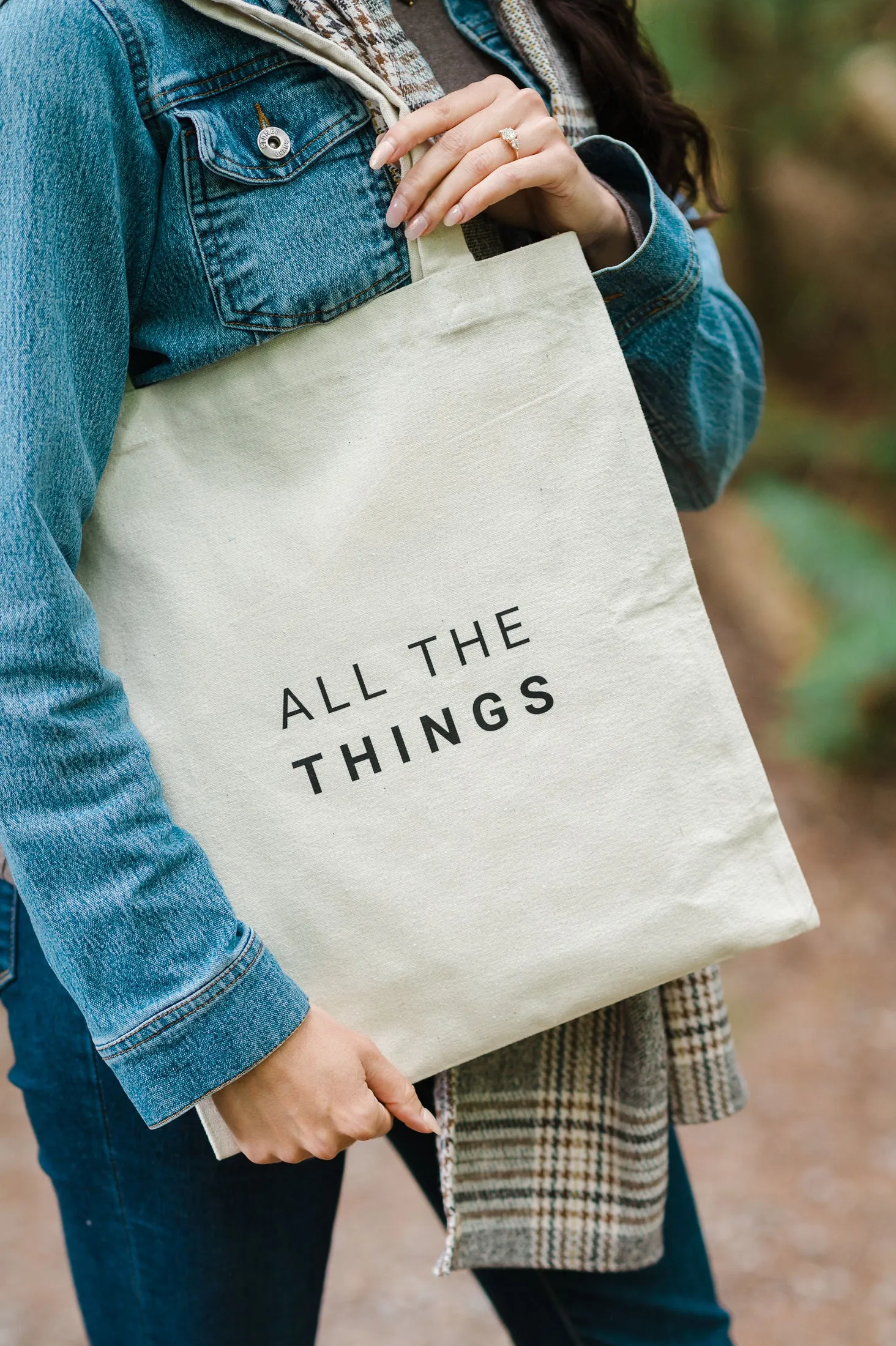 All The Things Canvas Tote