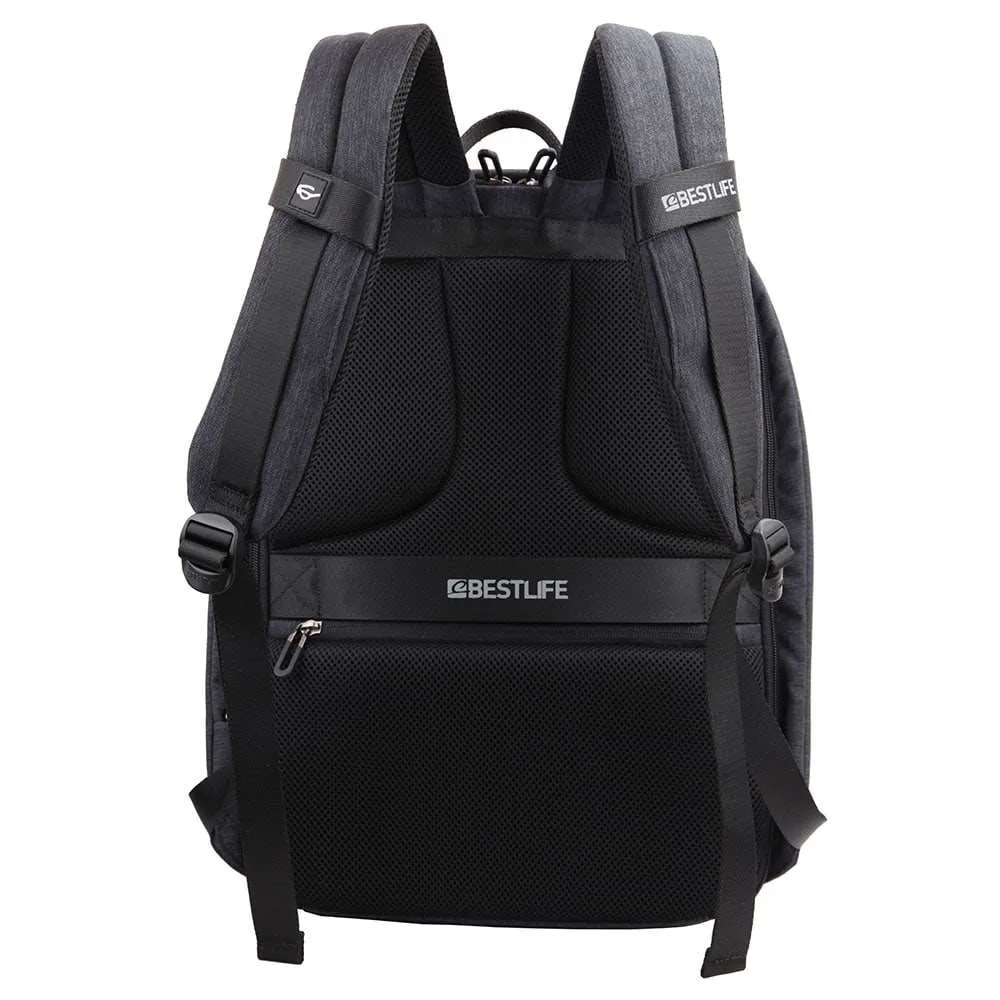 Bestlife Murada 15.6" Travel Safe USB Laptop Backpack