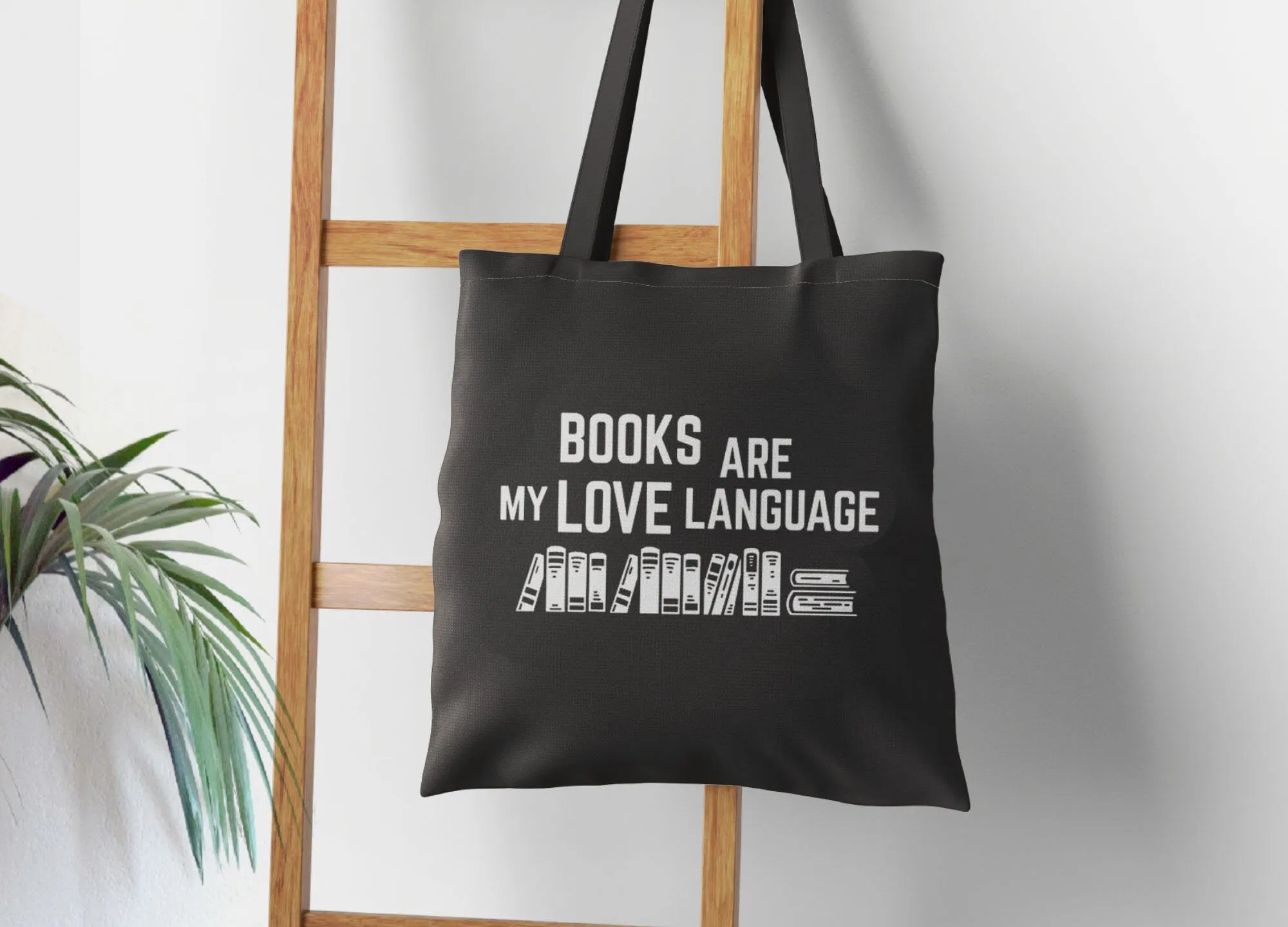 Books are My Love Language Tote Bag