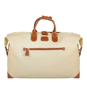 Bric's Firenze 22" Holdall Duffel Bag Cream