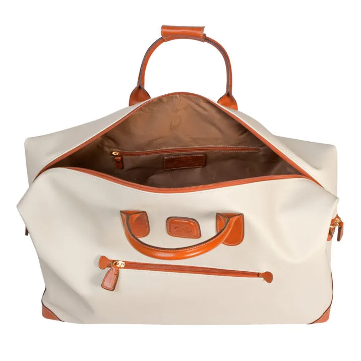 Bric's Firenze 22" Holdall Duffel Bag Cream