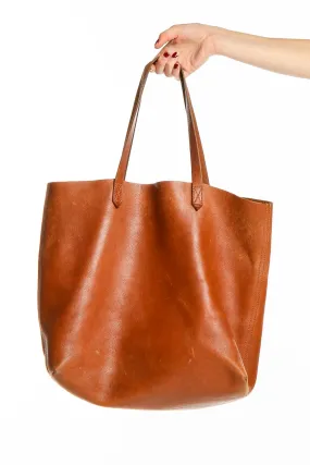 Brown Leather Tote Bag