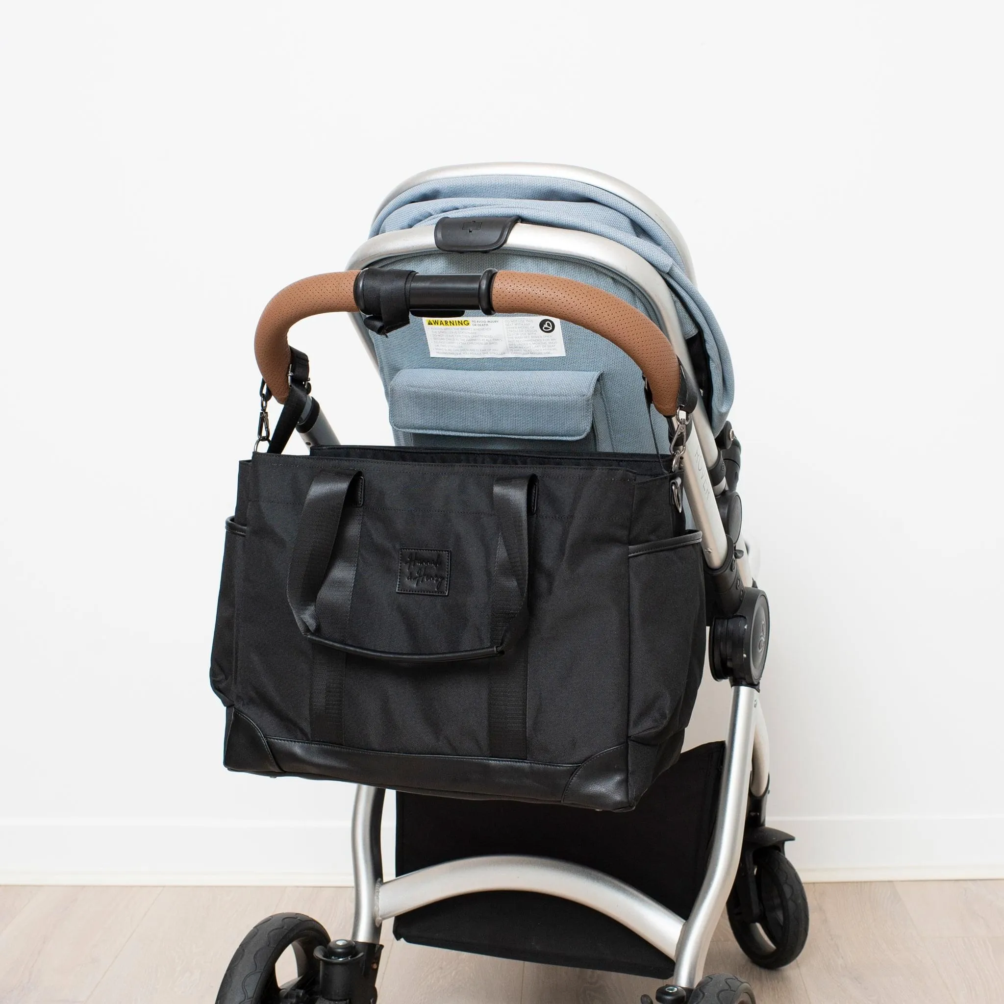 Charlie Nappy Tote | Black