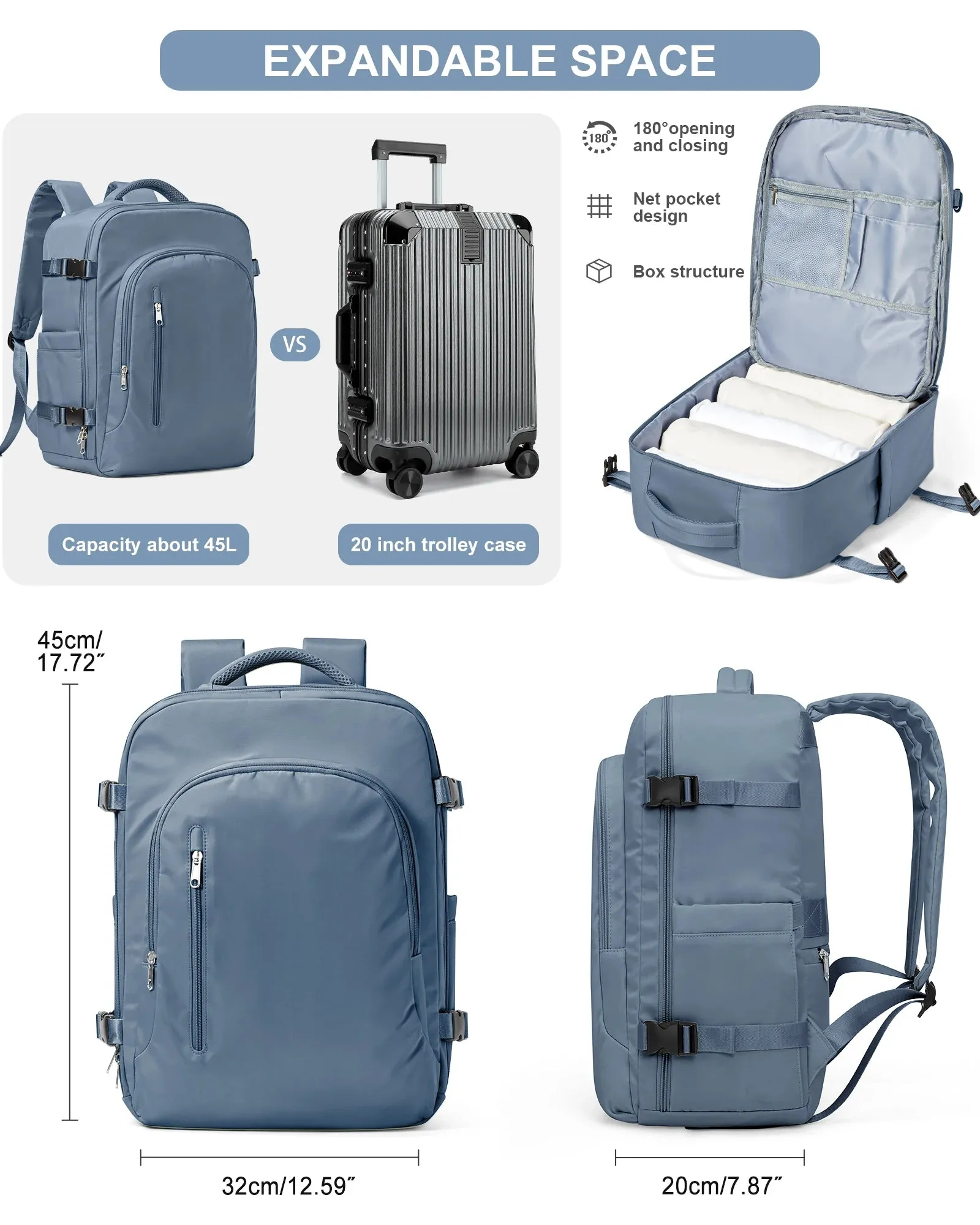 CitySlicker Chic High-Capacity Travel Pack