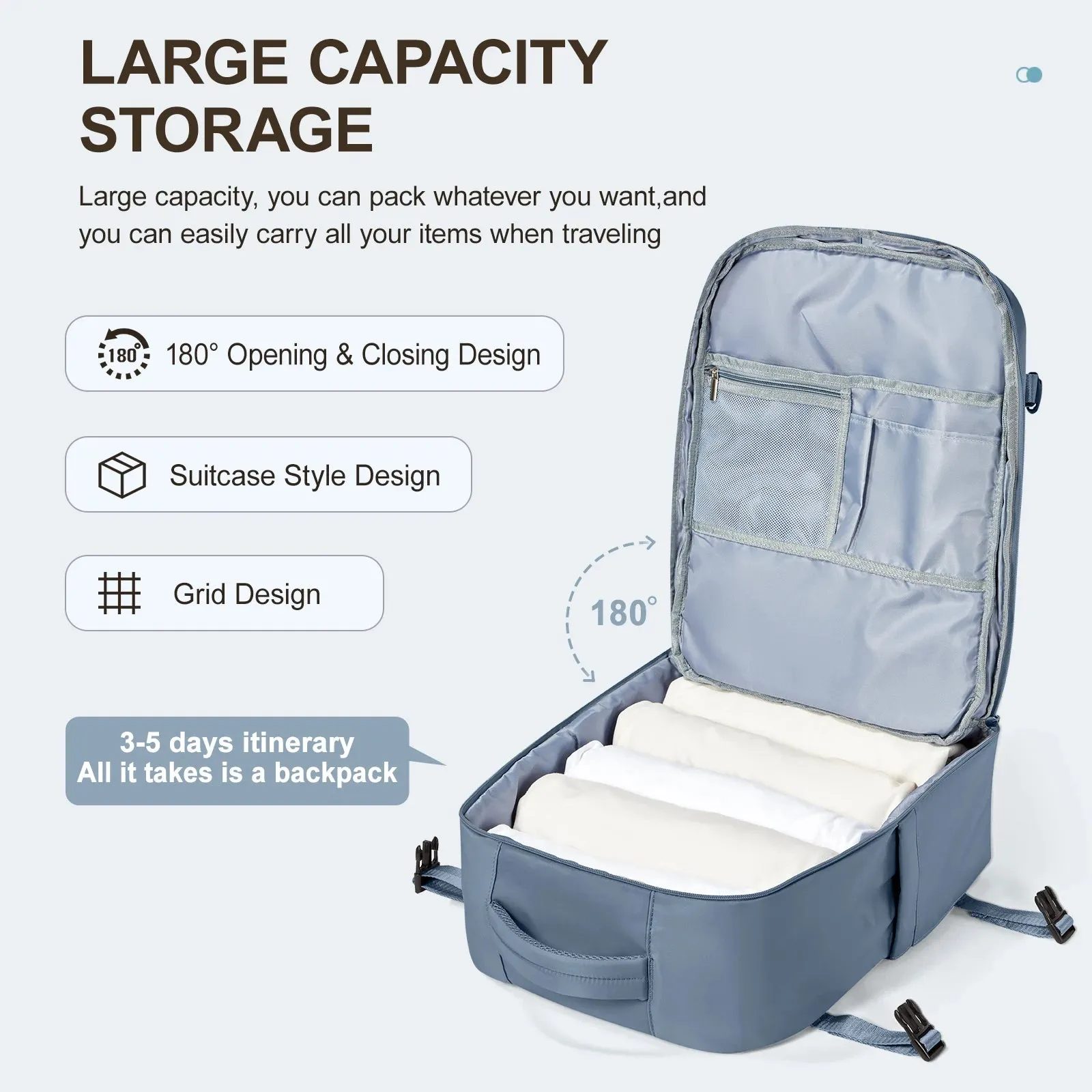 CitySlicker Chic High-Capacity Travel Pack