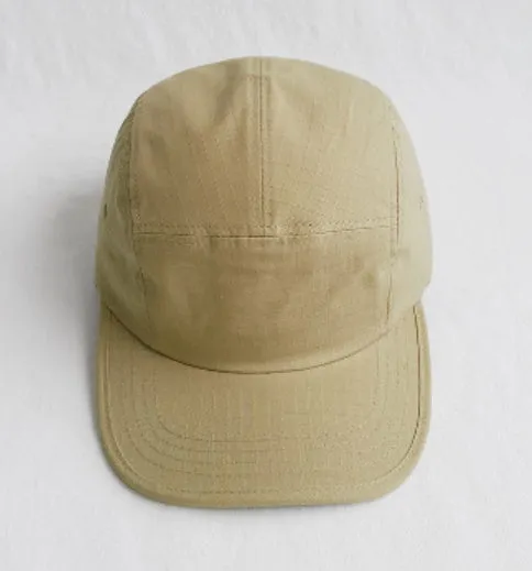 Cotton Flat Bill Cap Lightweight 5 Panel Camp Hat MU21349