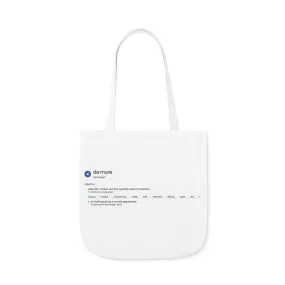 DEMURE Tote Bag