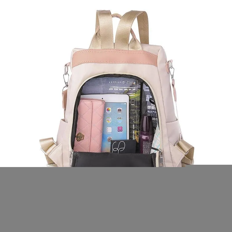 Fashion Style Female Anti-theft Backpack Oxford Cloth Bookbags for School Teenagers Girls Designer High Quality Travel Backpacks