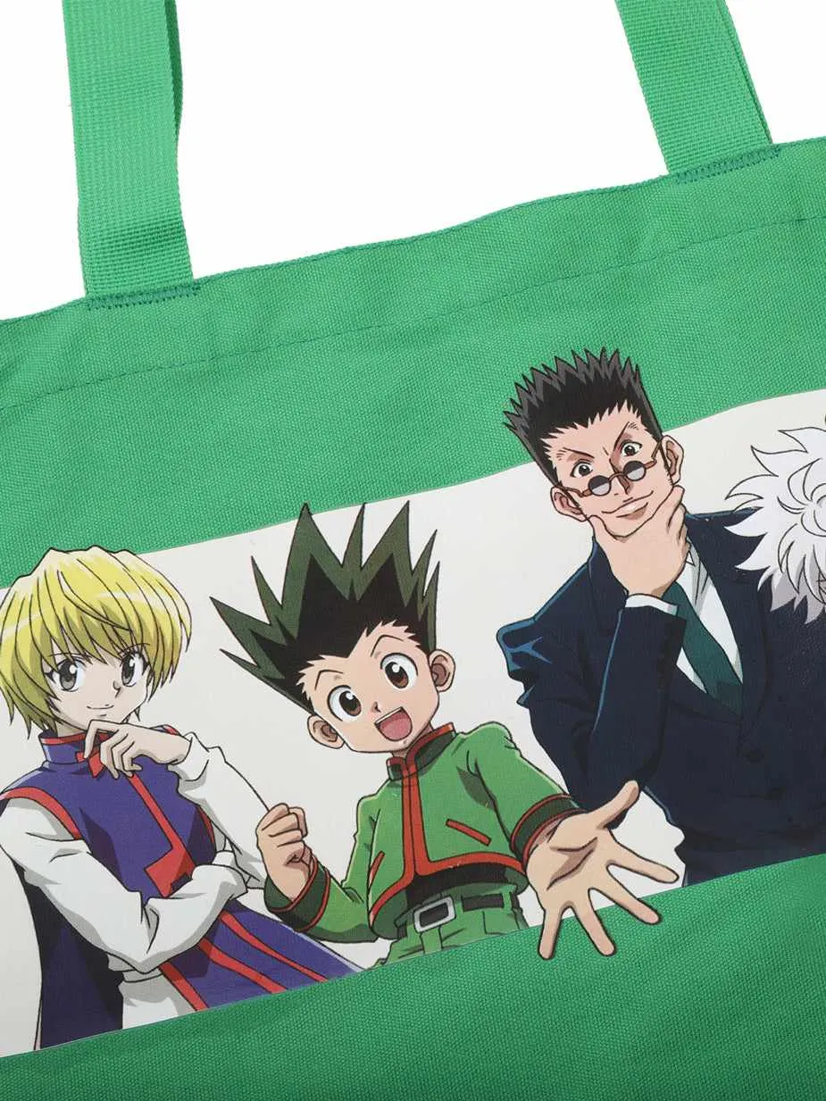 Hunter x Hunter Group Green Canvas Tote