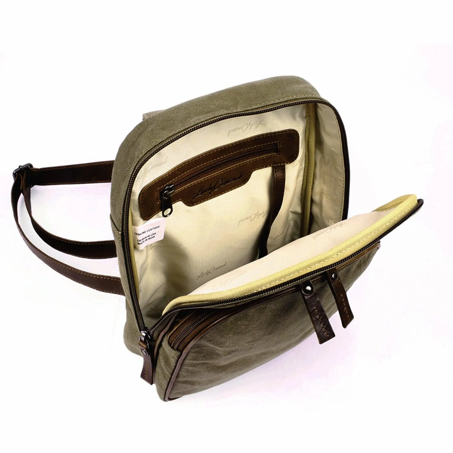 Kennedy Canvas Sling Concealed-Carry Backpack