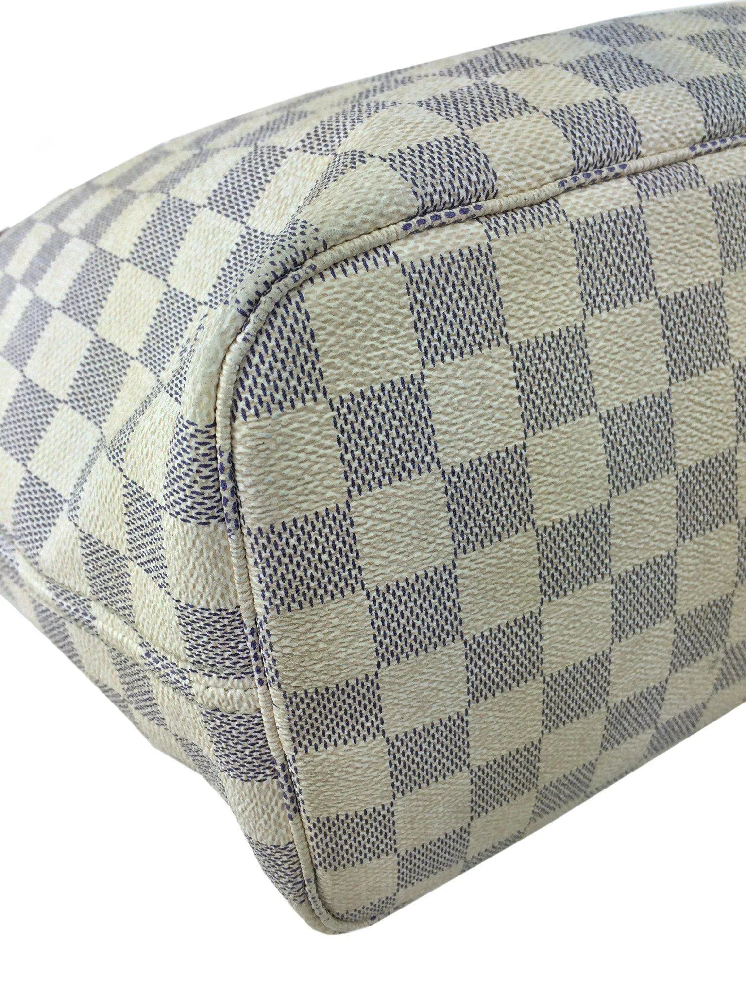 Louis Vuitton Damier Azur Neverfull MM Tote Bag