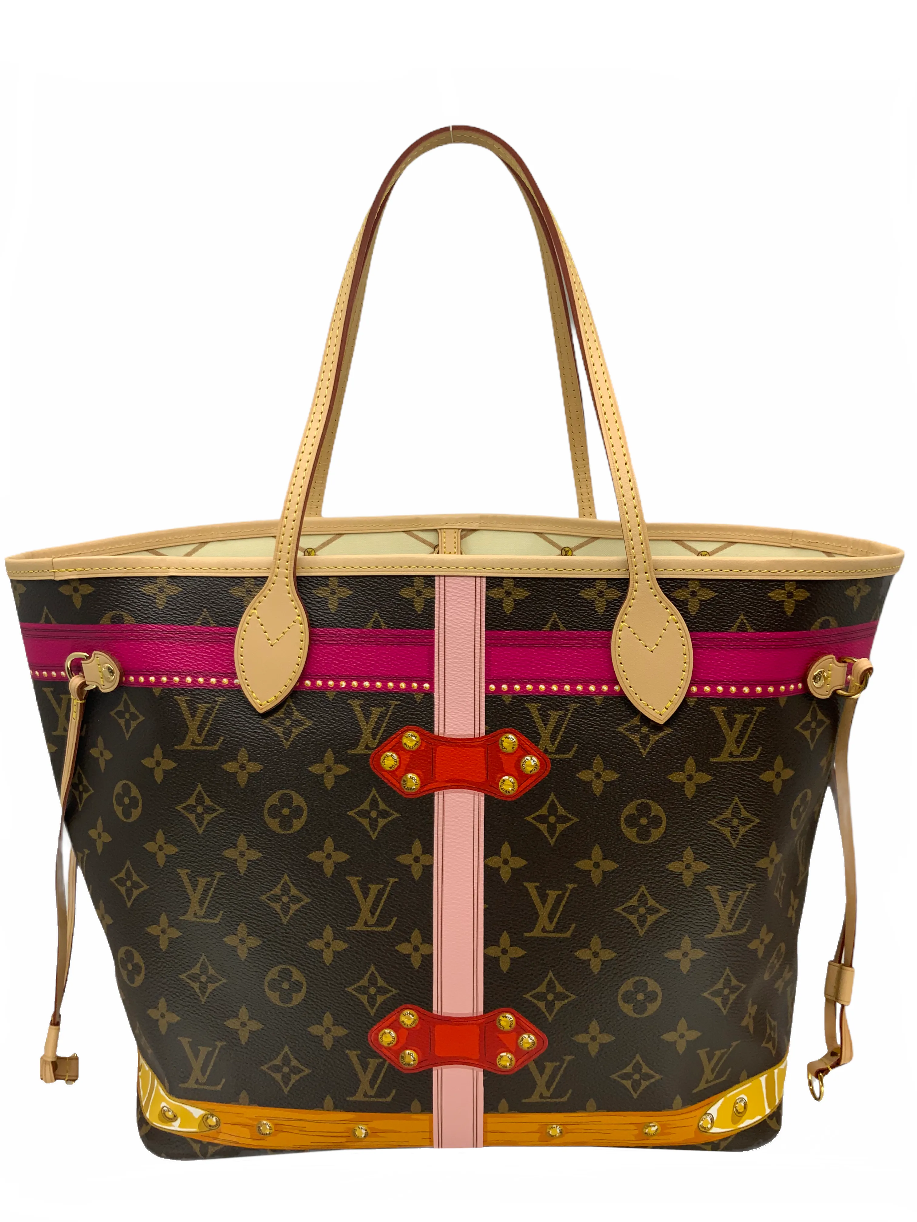 Louis Vuitton Summer Trunks Neo Neverfull MM Tote NEW