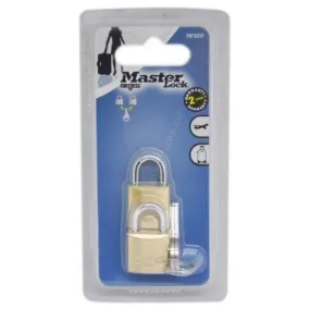 Master Lock Fortress 20mm Brass Body Padlock Twin Pack FM1820T