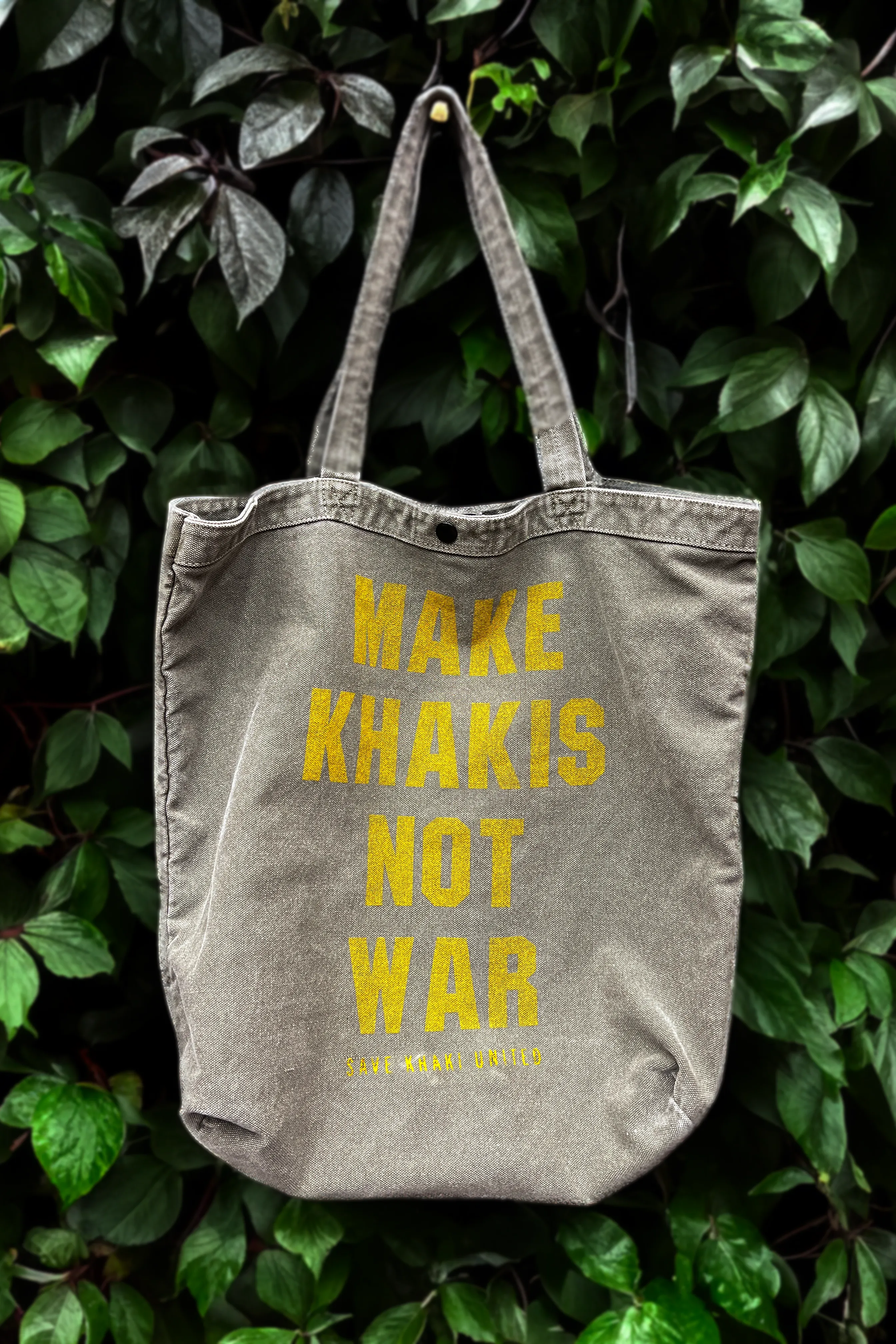 Message Canvas Tote