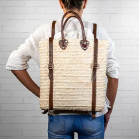 Moroccan Shopping Basket Backpack