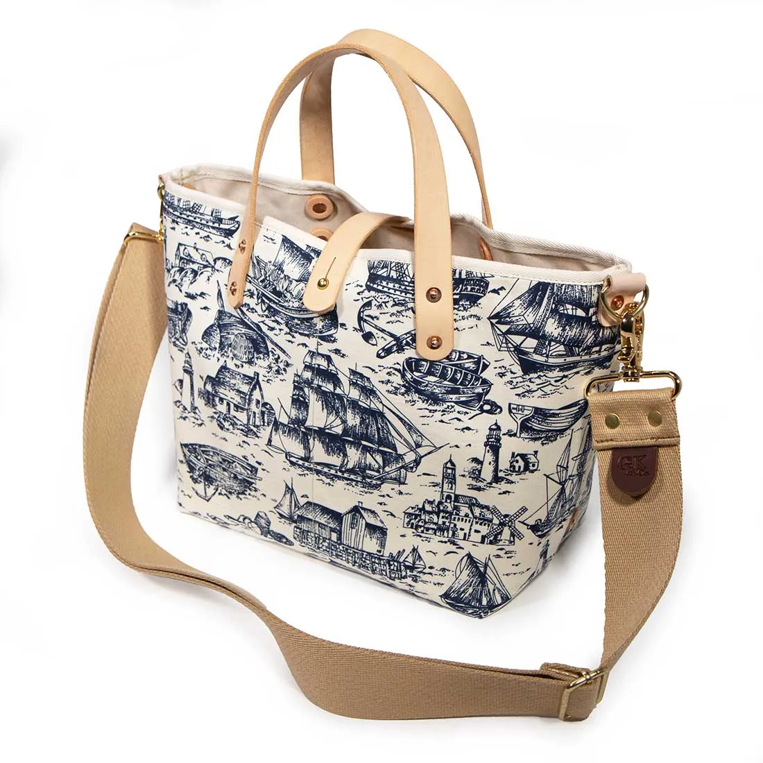 Nautical Toile All Day Mini Tote