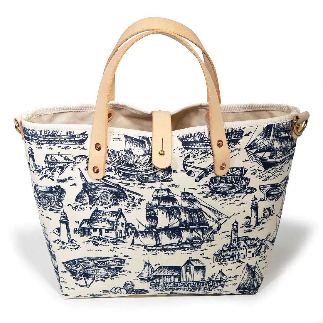 Nautical Toile All Day Mini Tote