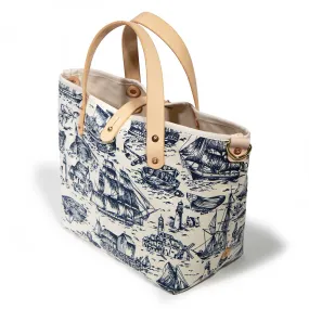 Nautical Toile All Day Mini Tote