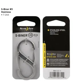 NITE IZE Nite Ize S-Biner - Stainless