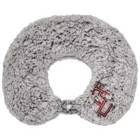 Northwest Stacked FSU Sherpa Neck Pillow - Grey