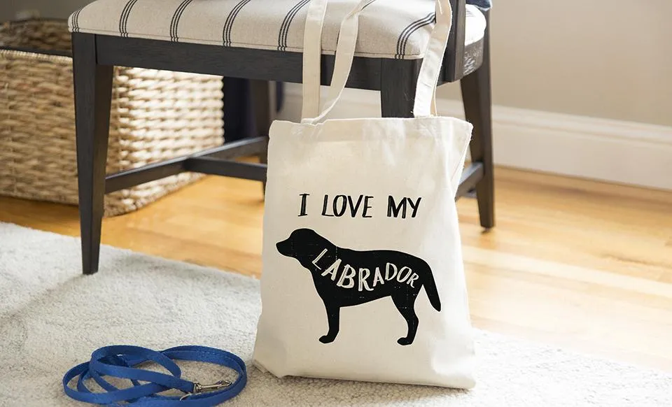 Personalized Dog Tote Bags