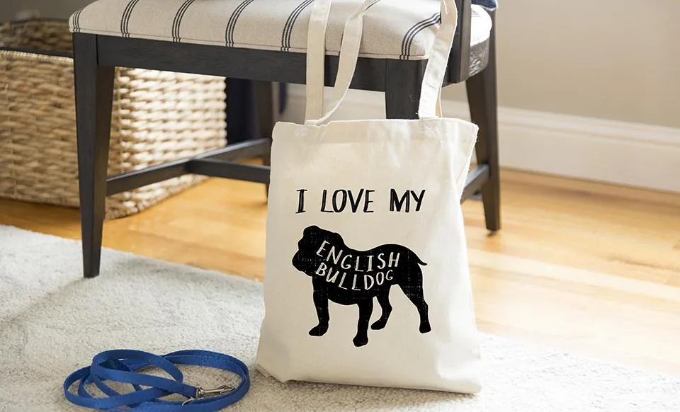 Personalized Dog Tote Bags