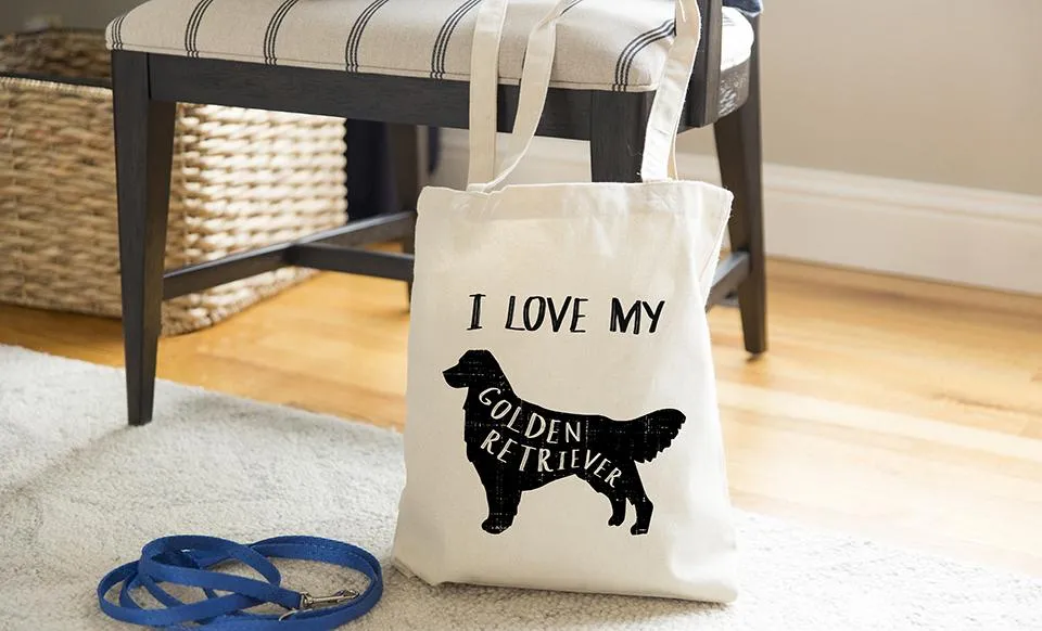 Personalized Dog Tote Bags