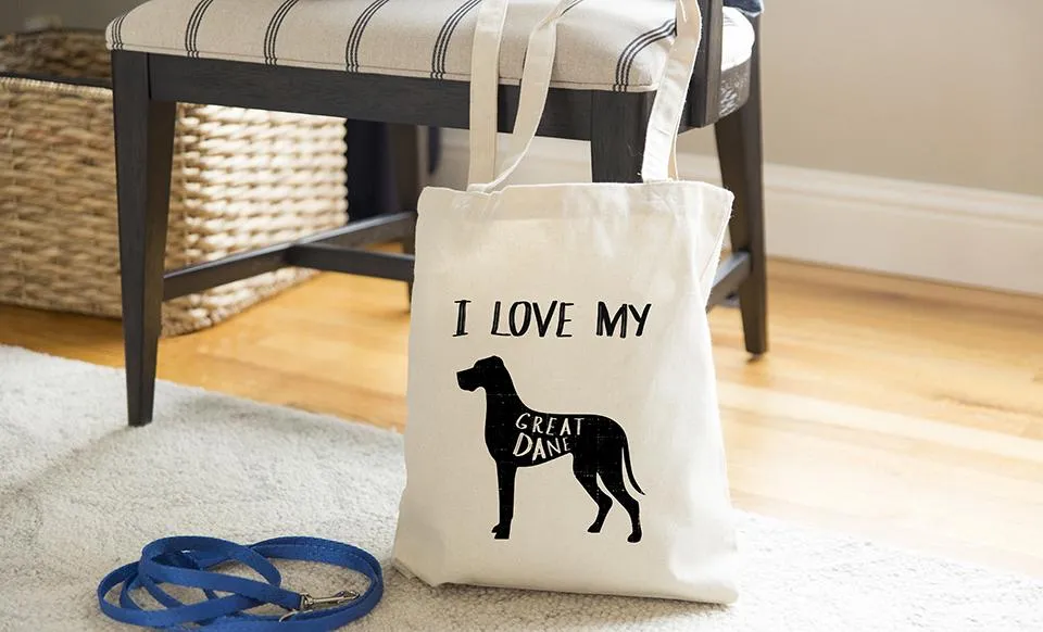 Personalized Dog Tote Bags