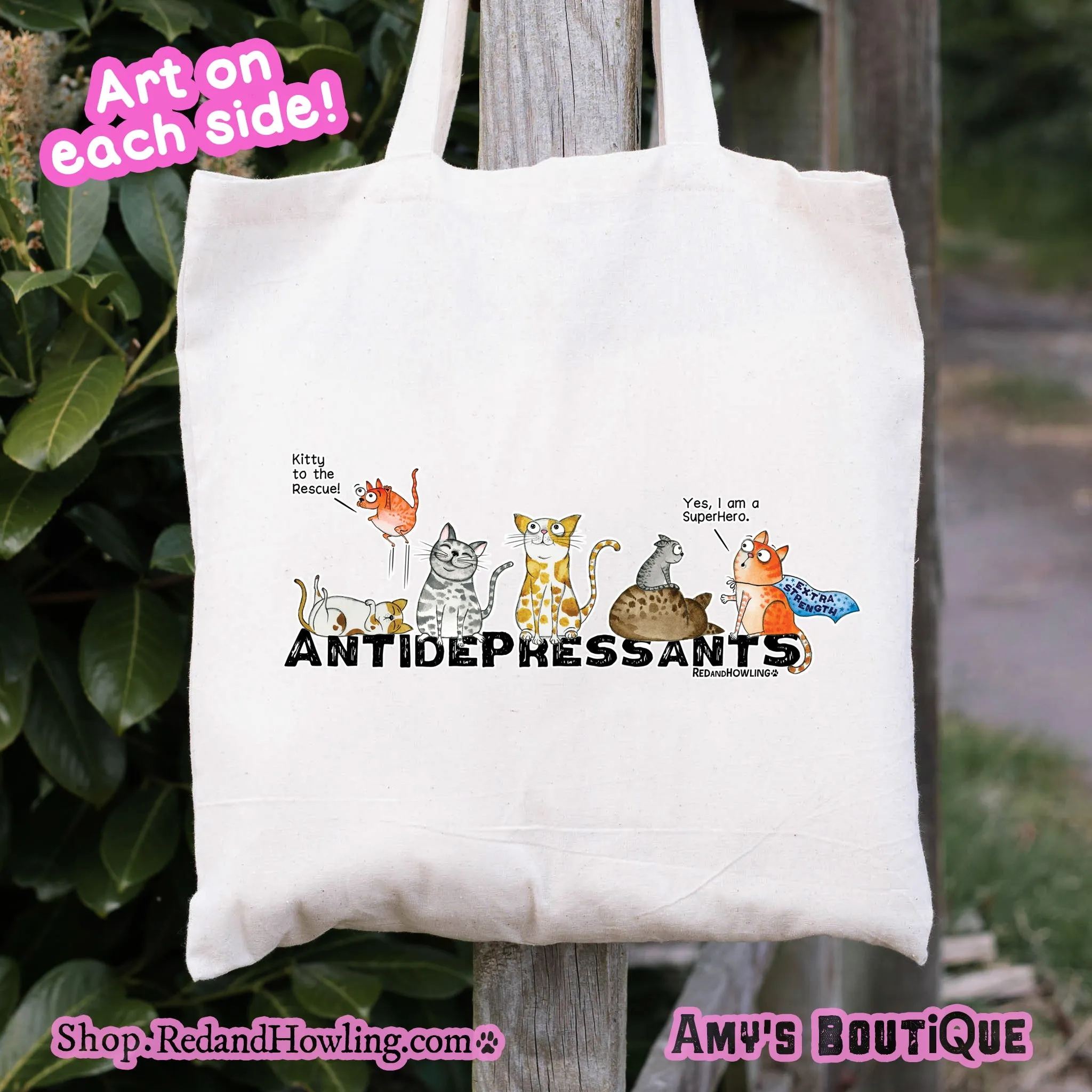 "Antidepressants" -CATS Shopping Tote