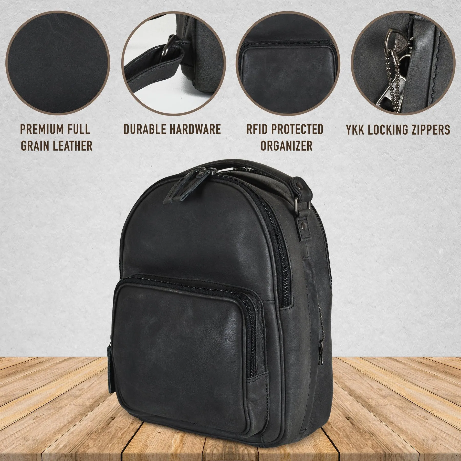 Reese Unisex Concealed-Carry Backpack