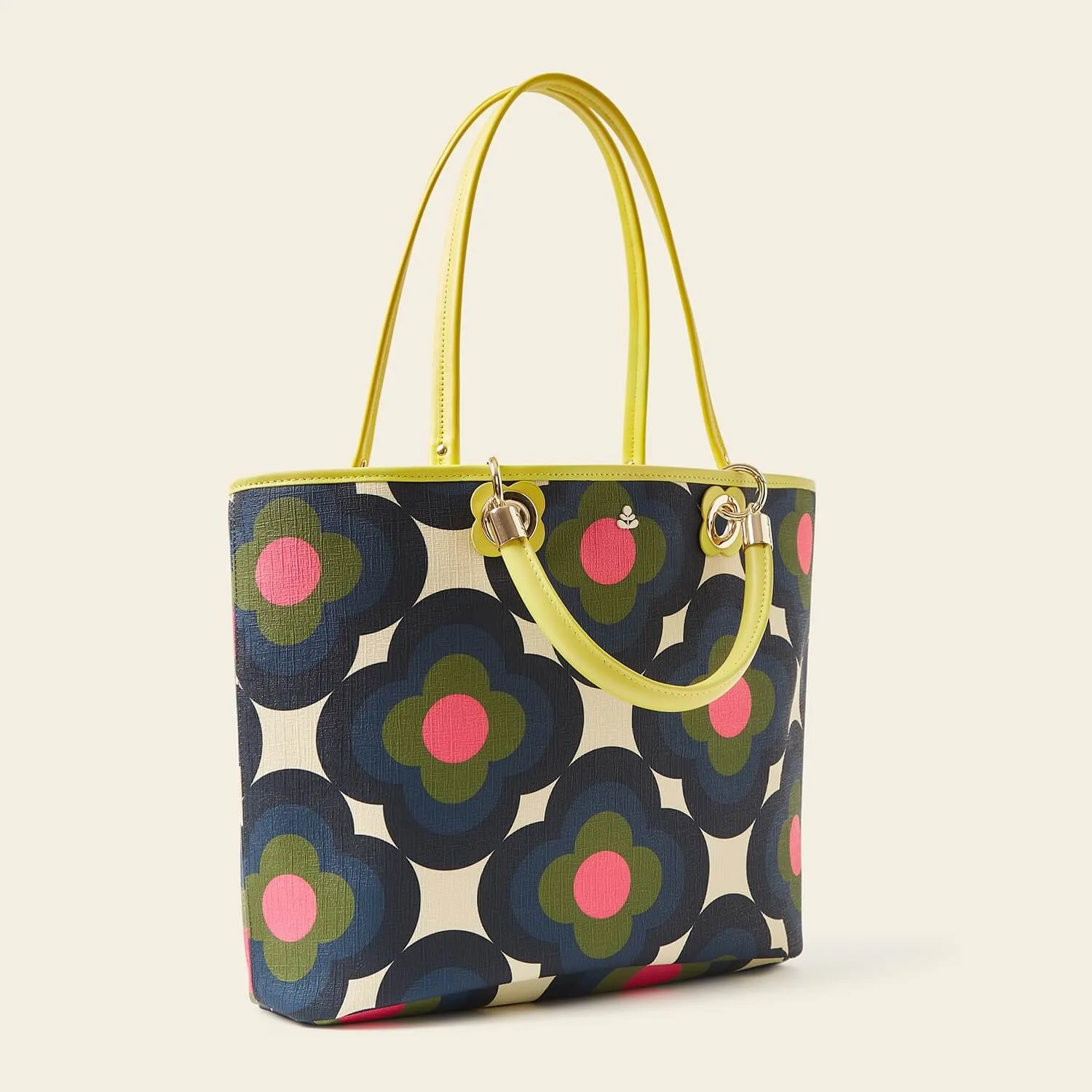 Smile Tote - Radial Flower Rockpool