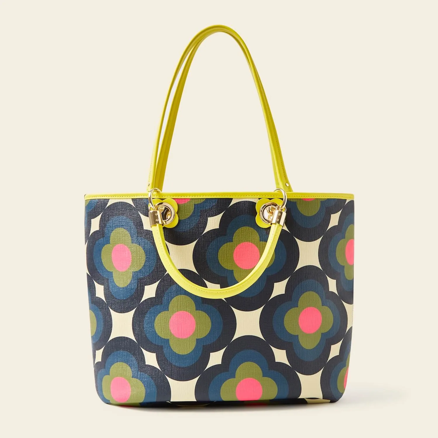 Smile Tote - Radial Flower Rockpool