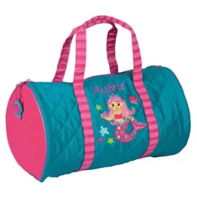 Stephen Joseph Quilted Duffle Bag, Teal Mermaid