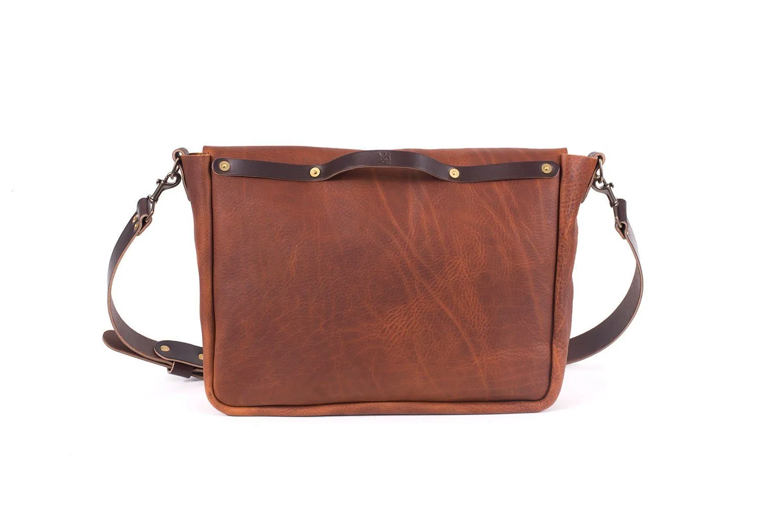 STEPHEN LEATHER MESSENGER BAG