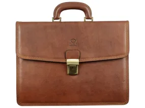 The Sound of the Mountain - Leather Briefcase