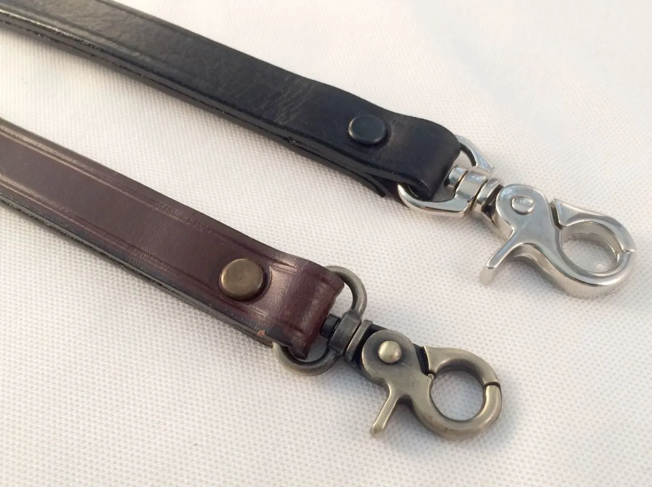 Versatile 5/8" Leather Handle for Luggage, Briefcases, Instrument Cases, and Gym Bags - Available in 4 Colors