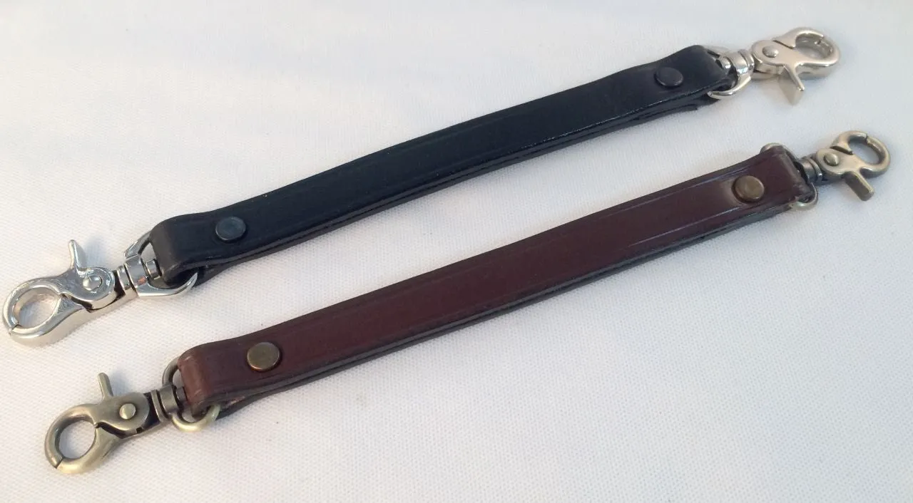 Versatile 5/8" Leather Handle for Luggage, Briefcases, Instrument Cases, and Gym Bags - Available in 4 Colors