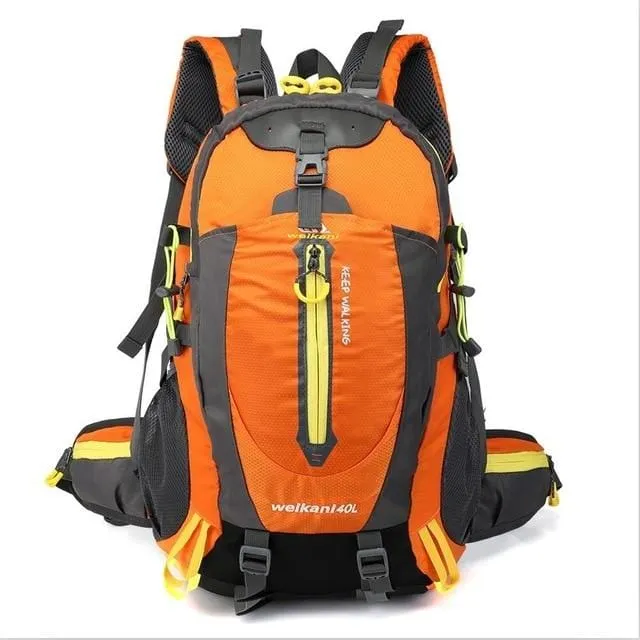 Waterproof Climbing Backpack Rucksack 40L Outdoor Sports Bag Travel Hiking Trekking