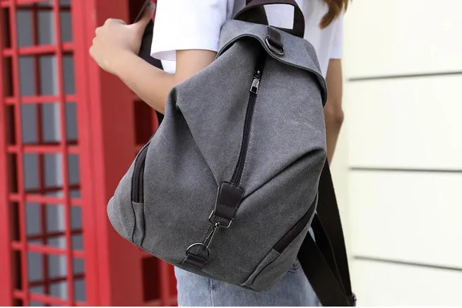 Women's Junie Style Canvas Backpack