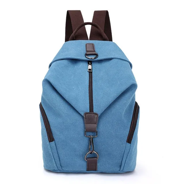 Women's Junie Style Canvas Backpack