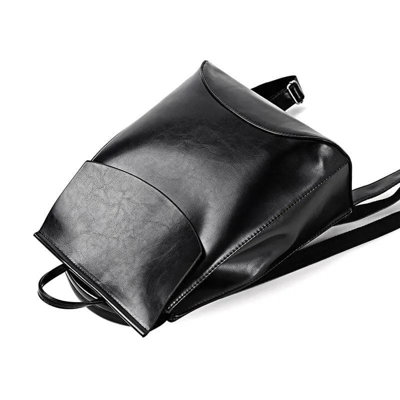 Youth Leather Backpacks  Shoulder Bag